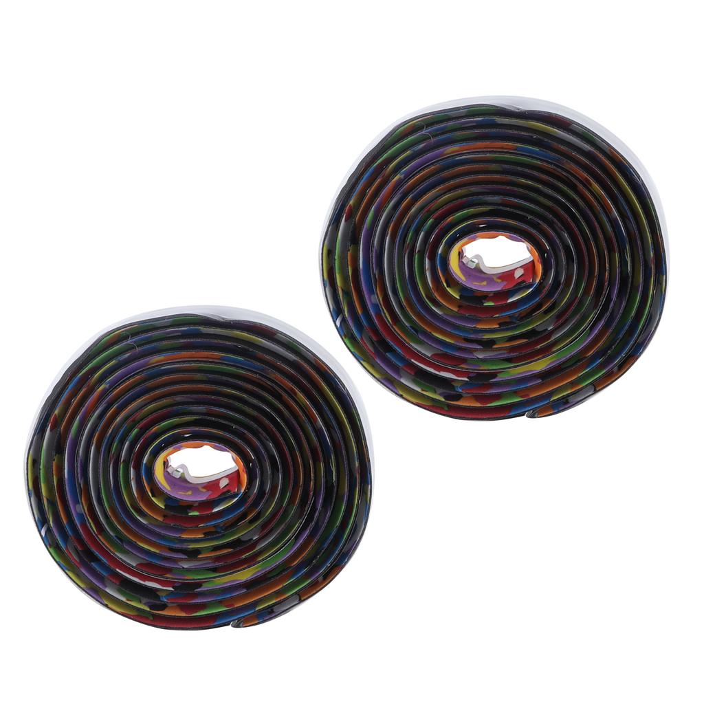 Bike Handlebar Tape NonSlip Cycling Bar Wrap PU Leather Highway Handlebar Strap