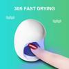 1 Pcs Egg Shape UV LED Lamp for Nail Single Finger Lamp Nail Gel Polish Dryer Drying Machine Smart Sensor 45s / 60s USB Connector