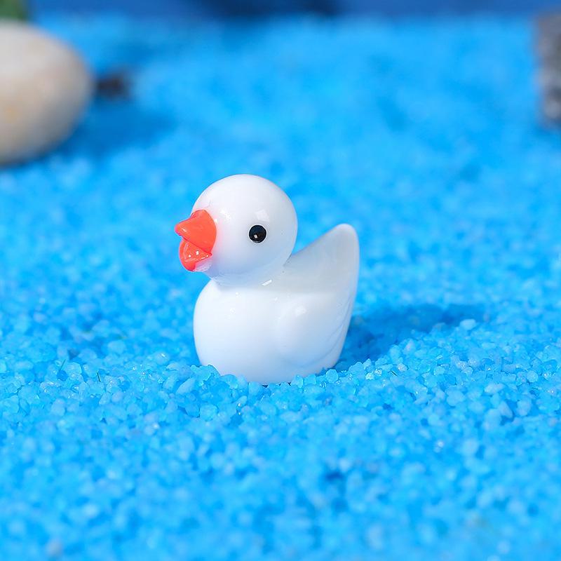 Miniature Yellow Duck Doll Accessories - Creative Micro Landscape Ornaments & Resin Pendant Crafts
