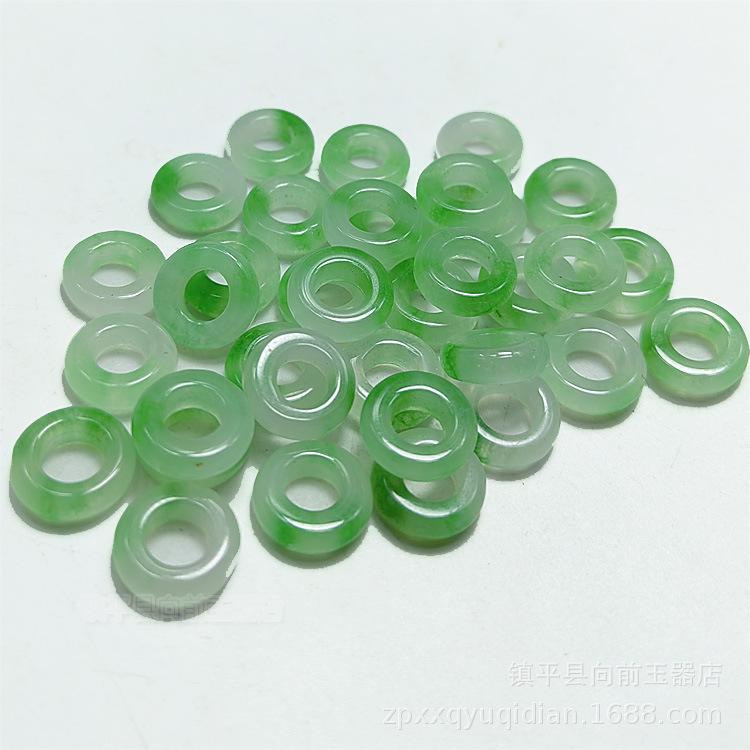 Bashan 10mm Jade Running Ring Beads for DIY Jewelry Accessories 10mm