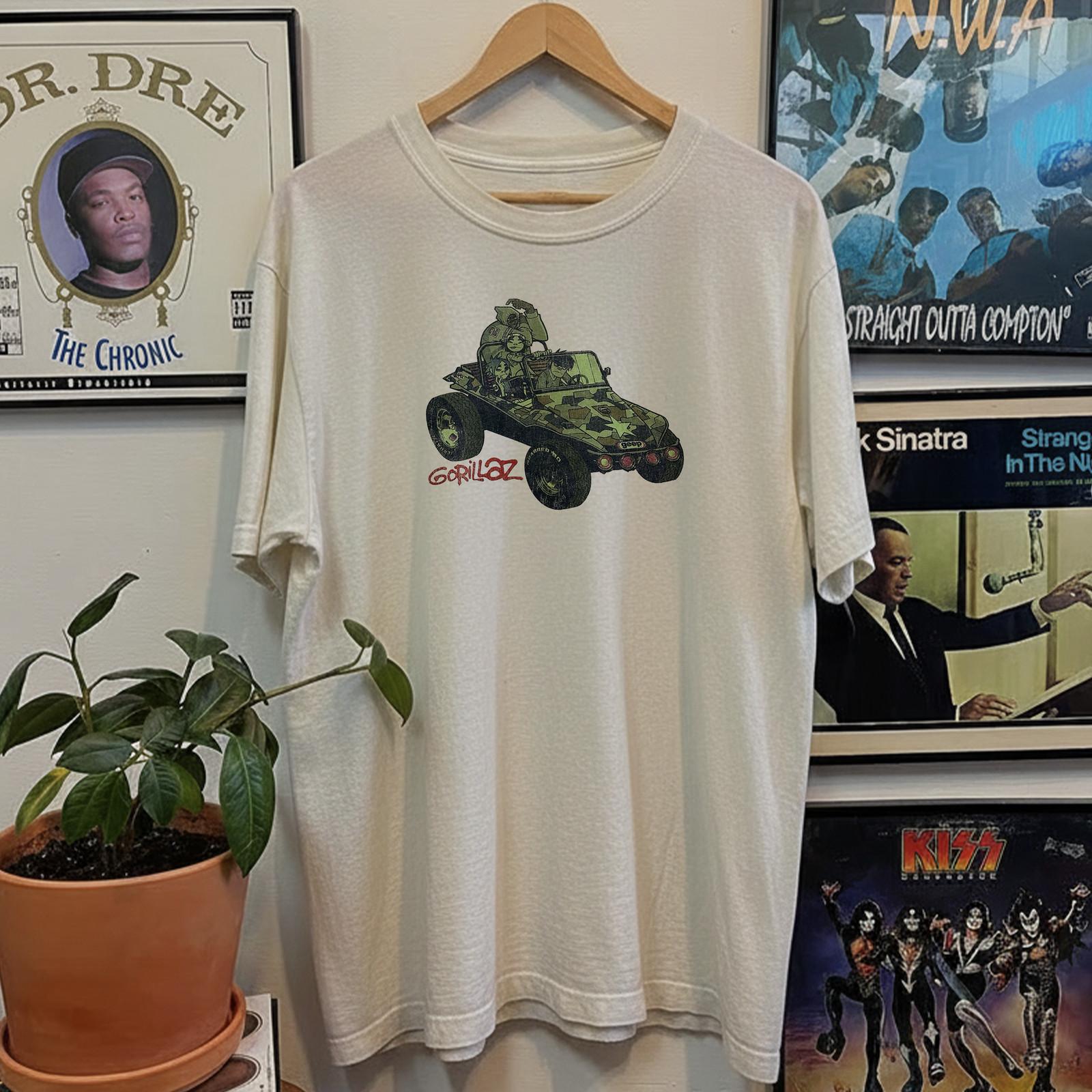 Gorillaz Promo Classic T-Shirt White M 4XL
