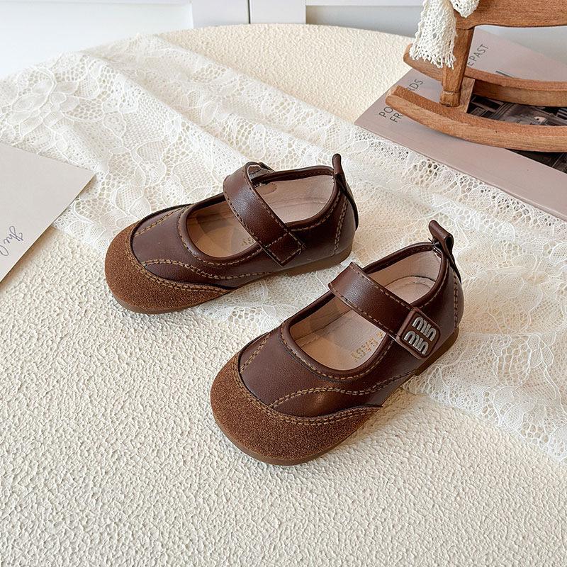 

2025 New Anti-slip Soft Sole Baby Girl & Unisex Toddler Shoes - Stylish, Fashionable, Breathable Size 24 - Inner Length 15.3cm темно-коричневого кольору