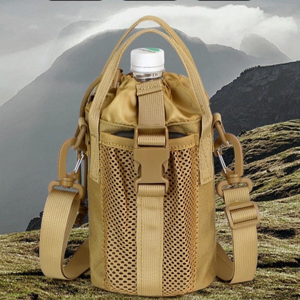 Large Capacity Gym Bottle Bag Adjustable Crossbody Sports Bag Water Bottle Sling Bag  Outdoor