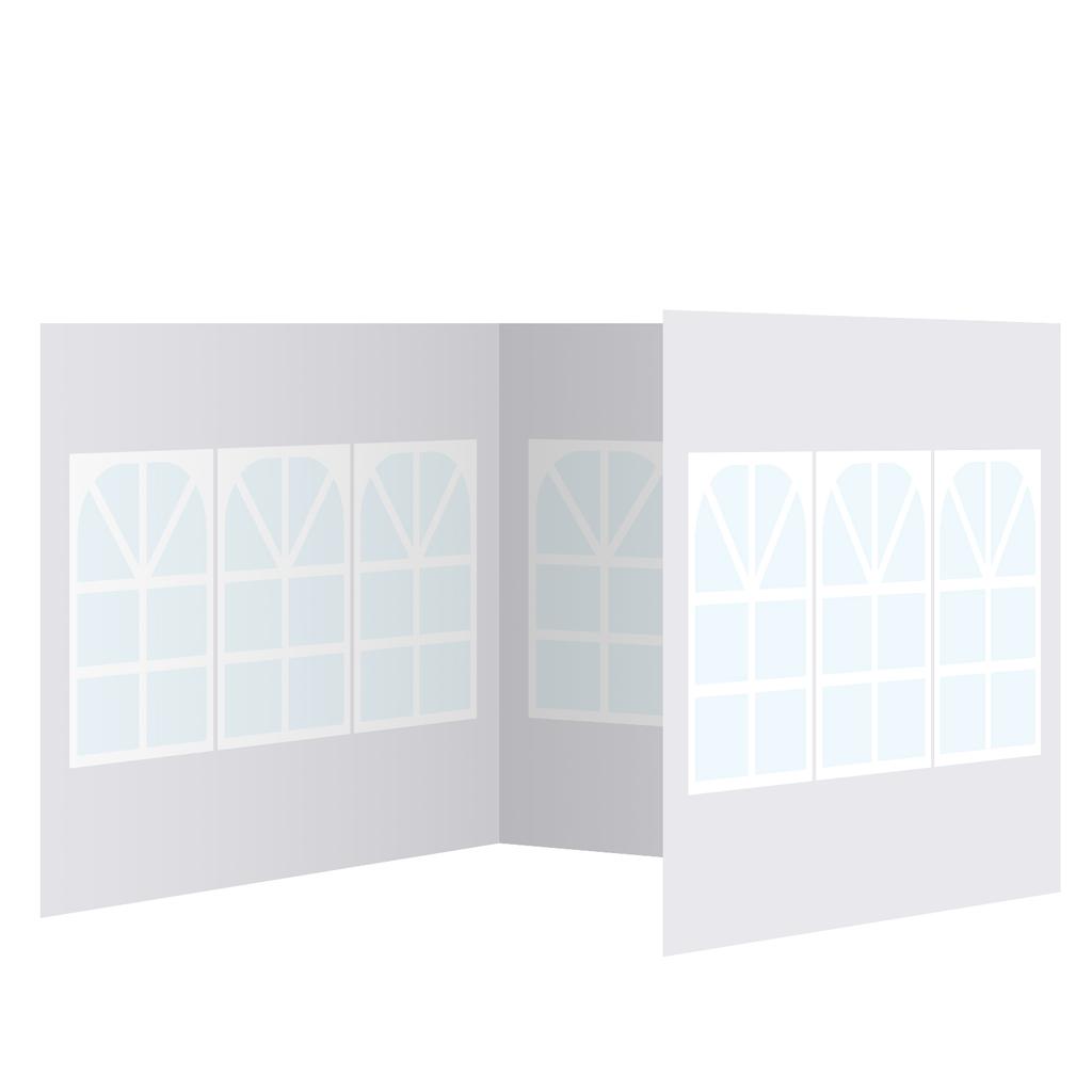 Canopy Tent Sidewall Outdoor Tent Side Wall 210D Oxford Cloth Waterproof Rainproof Shade Cloth