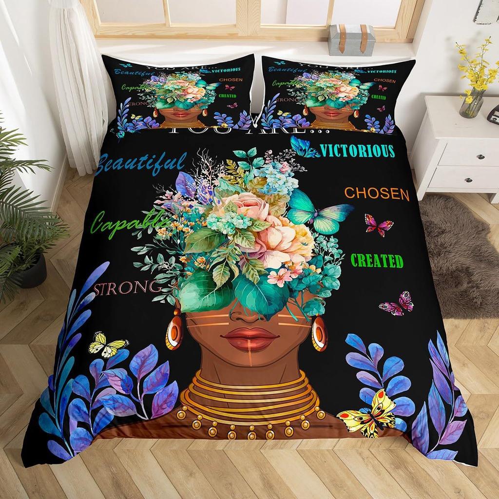 Nautical Anchor Three-Piece Quilt Cover 3D Digital Printing Bedding Set Geometric Striped Bed Cover