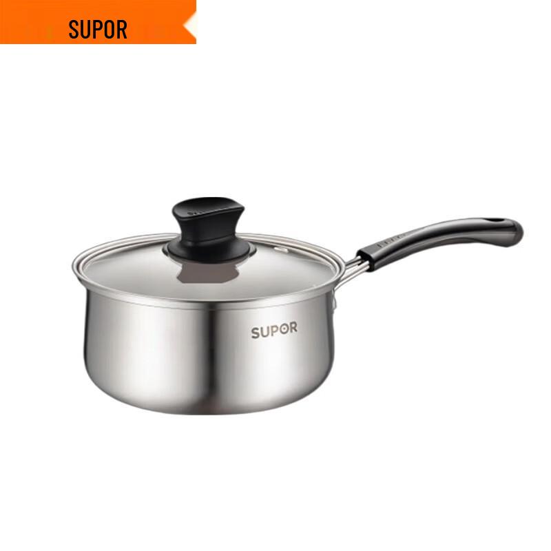 

SUPOR 16cm Food-Grade 430 Stainless Steel Milk Pot