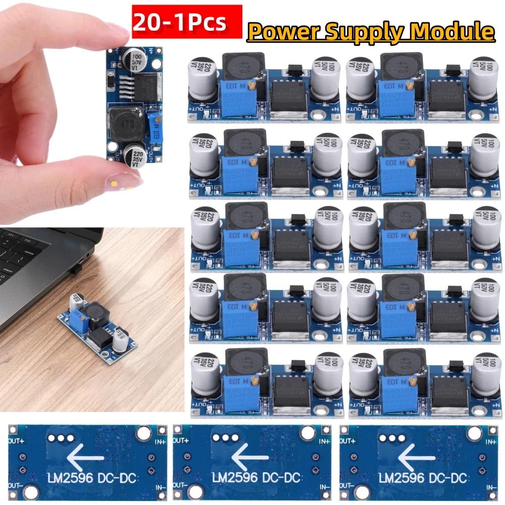 

20-1Pcs LM2596 DC to DC Buck Converter Voltage Regulator 3.2V-46V to 1.25V-35V Buck Converter Power Supply Step Down Module 1PCS