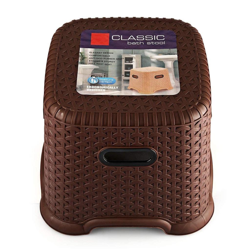 Classic Perfect Posture Plastic Stool | Plastic Stool for Sittng | Light Weight & Stackable