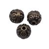 Floral Edge Spacer Beads Ornate Metal Small Hole Charms For Bohemian Beading Supplies