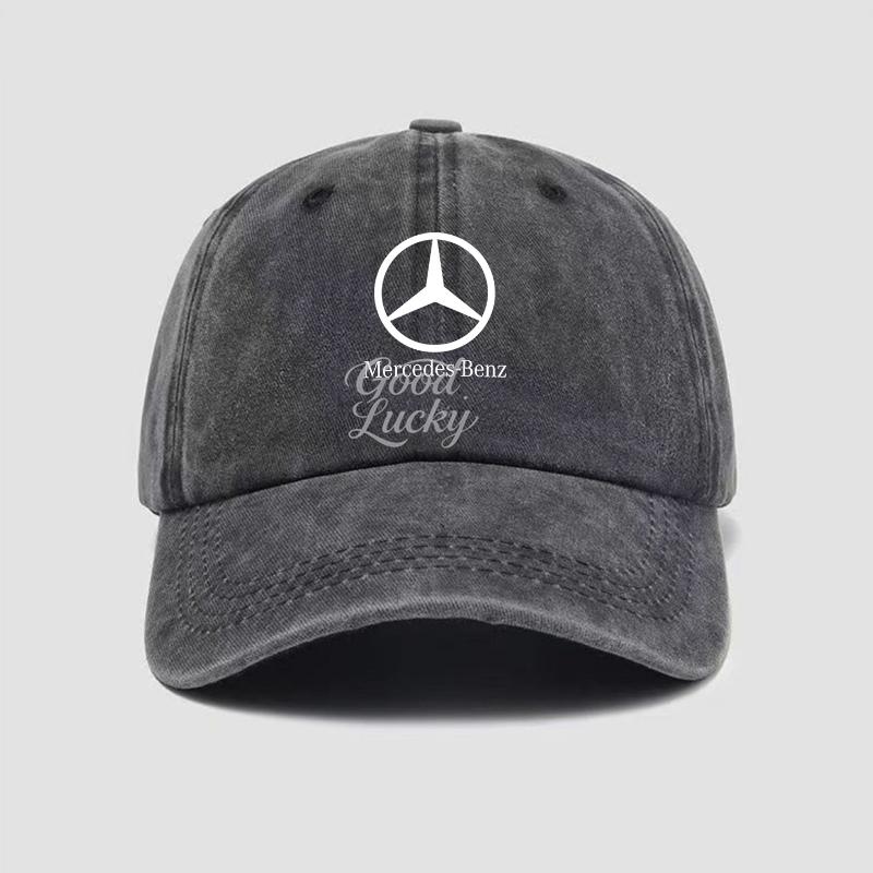 Módní Ležérní Kšiltovka Baseballová Čepice s Logem Auta Vintage Hip Hop Ochrana proti Slunci Pro Mercedes Benz Třída A C E S G GLC CLE CLA GLB GLS W177