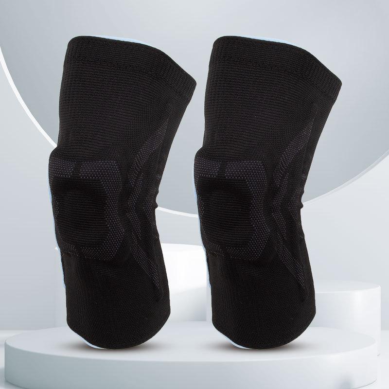 

Спортивные наколенники Нескользящие Нейлоновые Баскетбольные Футбольные Беговые Силиконовые Наколенники Дышащая Фитнес Защитная Экипировка XL