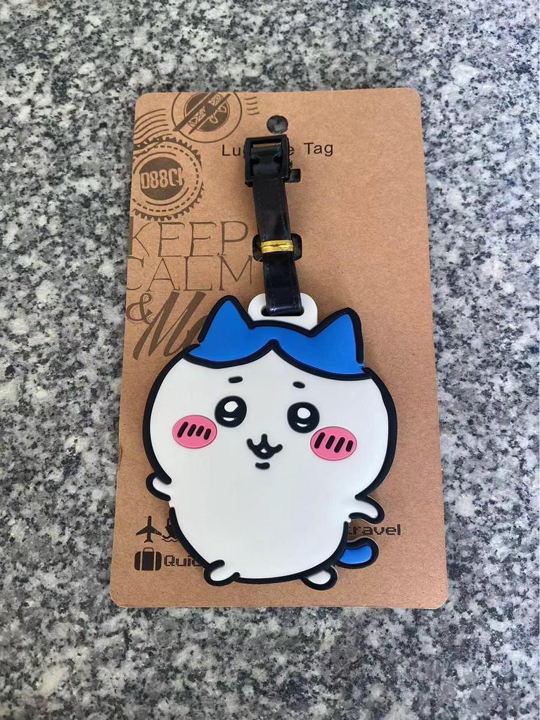 Chiikawa Cute Bear & Hachi Usagi Luggage Tag PVC Pendant
