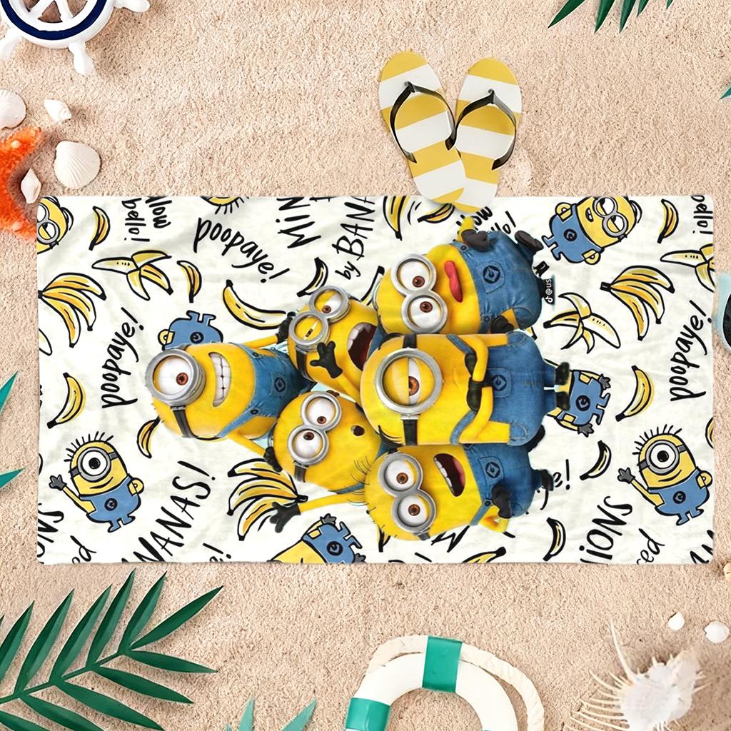 Roztomilé stvoření s velkýma očima Bananamaster Plážová osuška Rychleschnoucí Vhodná na plážovou dovolenou Bazén Posilovna Roztomilý dárek pro přátele Rodiny
