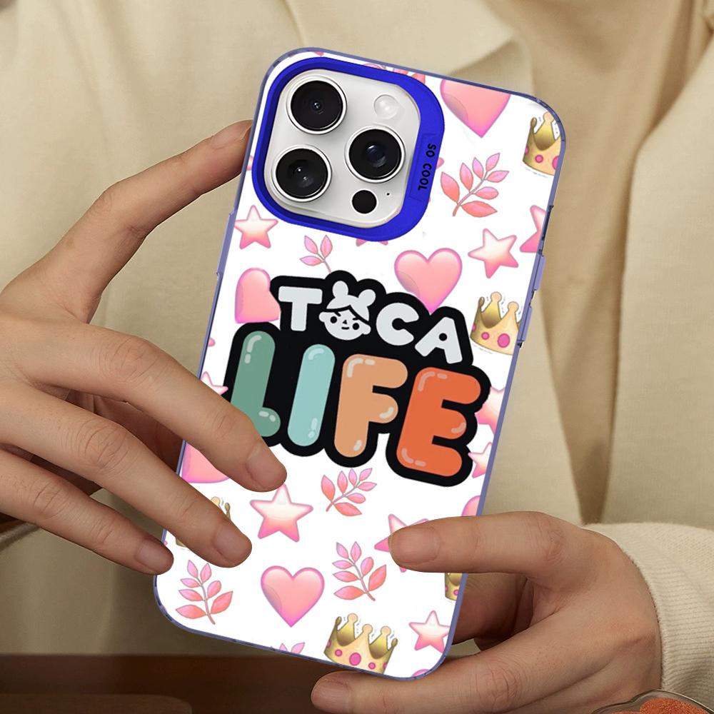 

Toca Boca Toca Life World Phone Case For IPhone 16 15 14 13 12 11 Pro Max X XR XSMAX 8 7 Plus Matte Shockproof Back Cover iPhone 16pro max