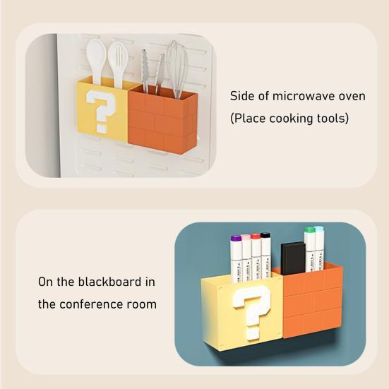 Storage Box Magnetic Large Capacity Organizer Space Saving Plastic Storage Case for Hair Accessories Jewelry Office