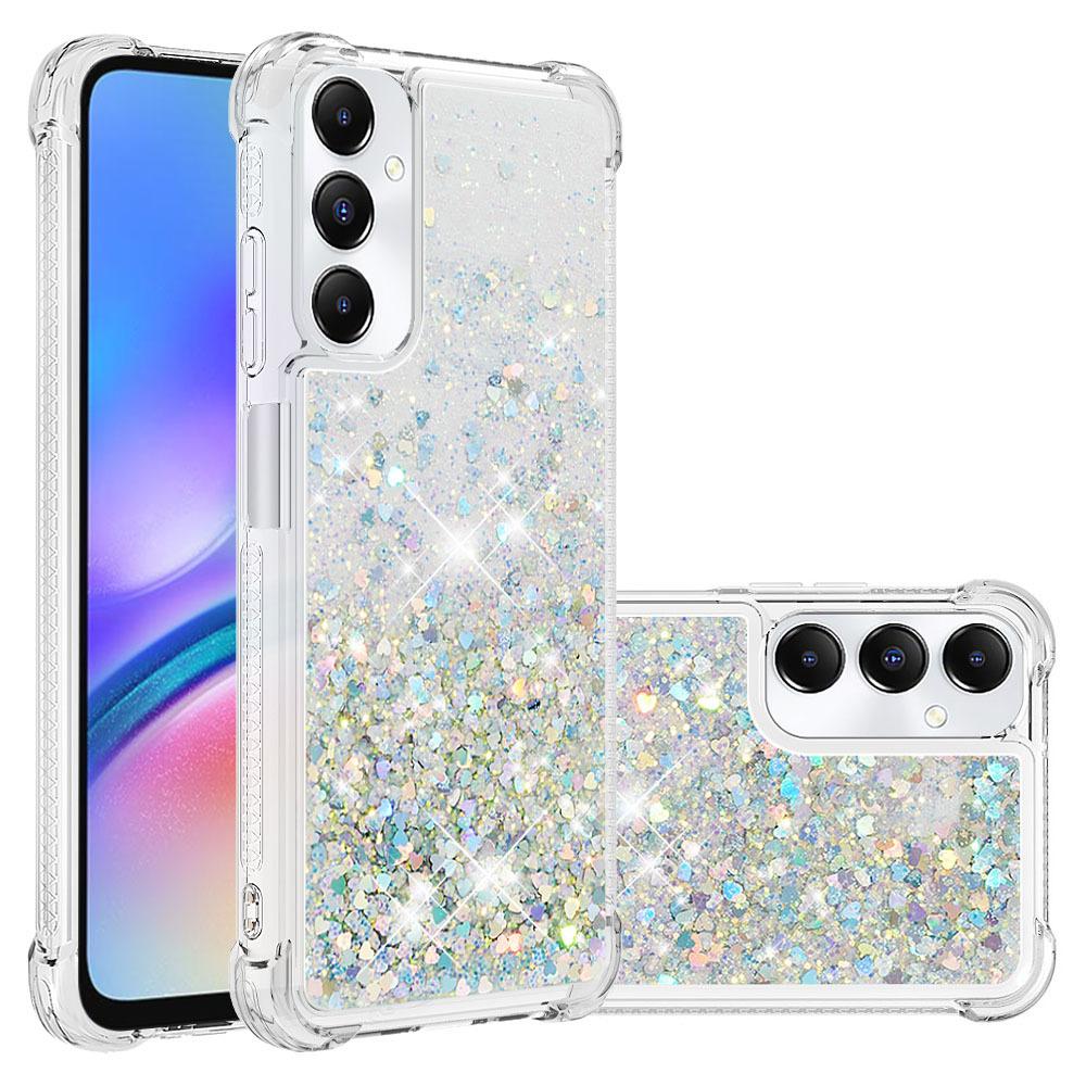 Совместимо с чехлом для телефона Samsung S26, чехлом A57 с блестками и звездами, защитным чехлом A15 с переливающимся песком, A17 samsung s24