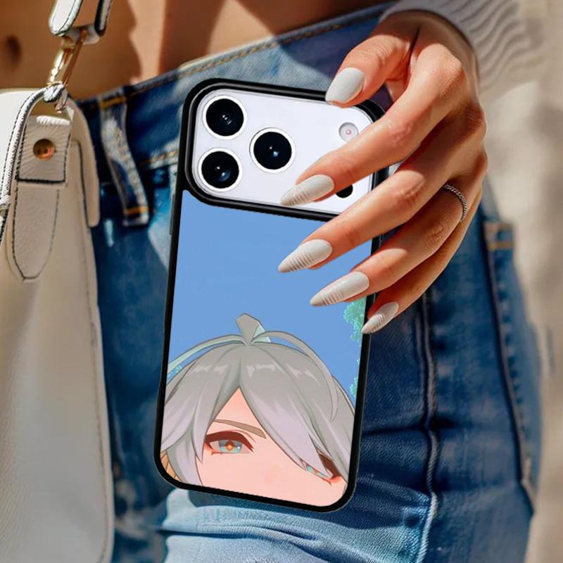 

Genshin Impact Anime Cute Phone Case For iPhone 17 Air 14 15 13 12 Max Cover For Apple 14 15 16 16e 11 Pro Max Plus Coque iPhone 16pro