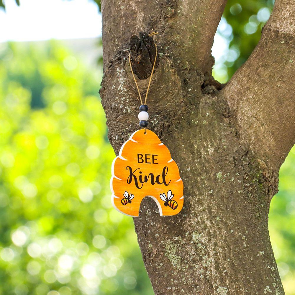 

Garden Home Decor Ornament Crafts Bee Art Decoration Bees Day Pendant Bee Sign Honey