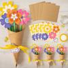 Zestaw do tworzenia bukietów kwiatowych DIY Zestaw do rękodzieła z papieru kwiatowego Zestaw do rękodzieła z sztucznych kwiatów na Dzień Matki Podziękowanie