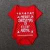 Cadou de Crăciun pentru bebeluși Nou-născut băiat fată Body cu mânecă scurtă pentru bebeluși cu litere imprimate salopete haine