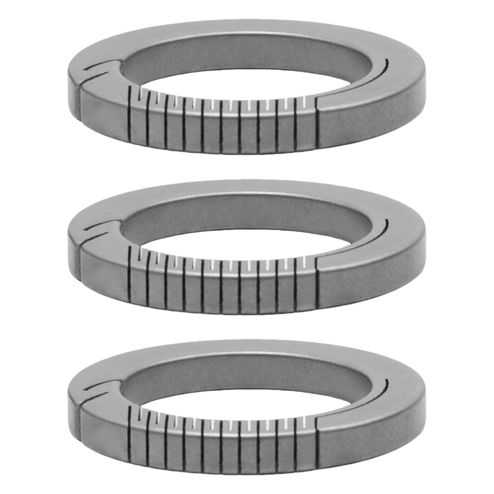 

3Pcs Titaniums Rings Carabiner Keyring AntiLost Quick Releases Key Rings Round Carabiner Clip Tool for Women Man 1