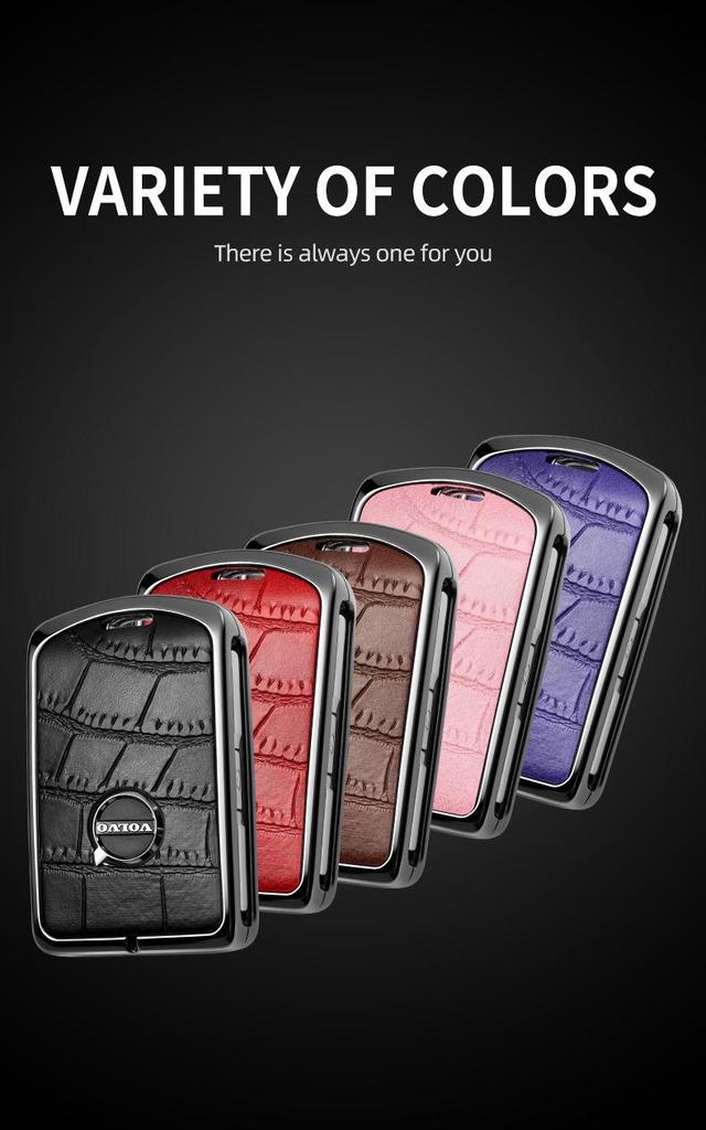 Volvo Alloy Key Case for XC60, S90, S60, XC40, XC90, V60, V90 Models