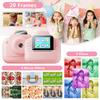 Kids Camera Instant Printing High-Definition Thermal Paper Toy Capture Print on the Spot Fun Children's Favorite