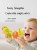 Mother and Baby Caterpillar Twisty Worm: Educational & Motor Skills Toy for Newborns