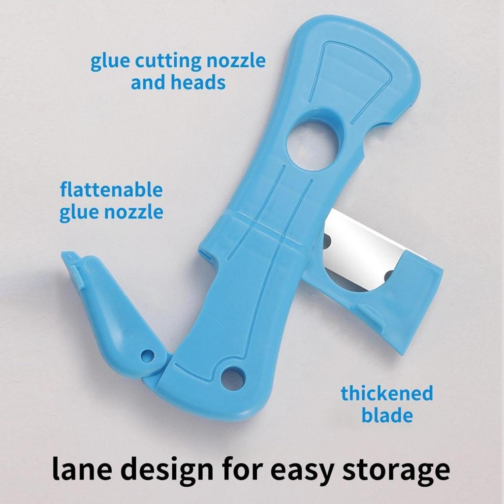 2-In-1 Glue Tube Tip Cutter Manual Glue Nozzle Trimmer Cutting Tool For Precise Sealant Application Home Improvement Tool