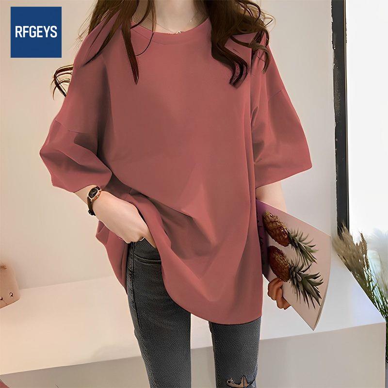 American Plus Size Short Sleeve T-shirt for Chubby Girls - Summer Collection