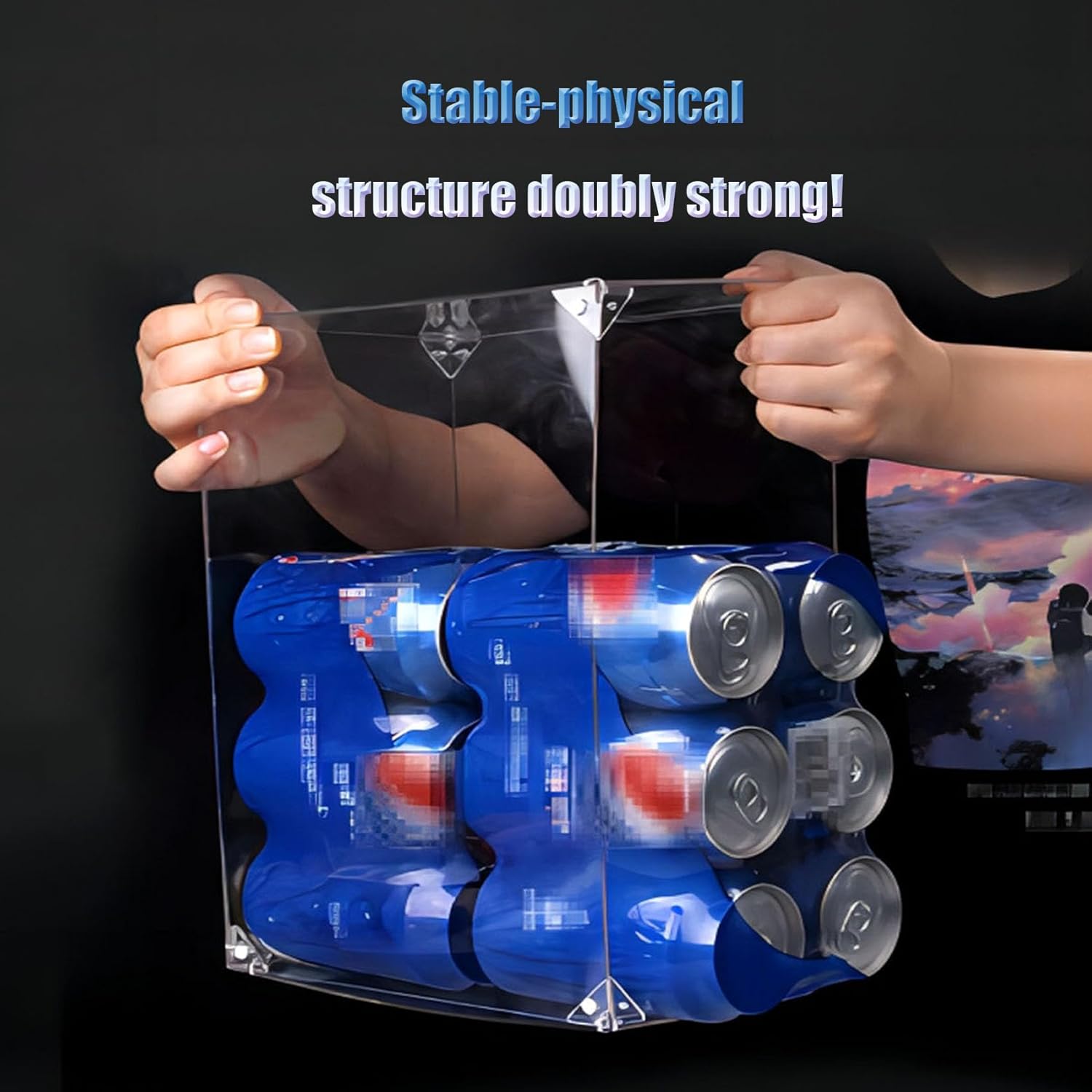 

Acrylic Clear Display Case for Lego 40678 Festival Calendar Display Box,Building Block Collectibles Transparent Dustproof Showcase Storage Box