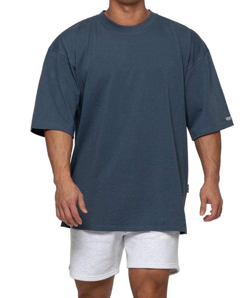 Adent Soul [2 Pack] Heavy Cotton Oversized Short Sleeve 8 Colors (C Type) Dark Green/Xxl
