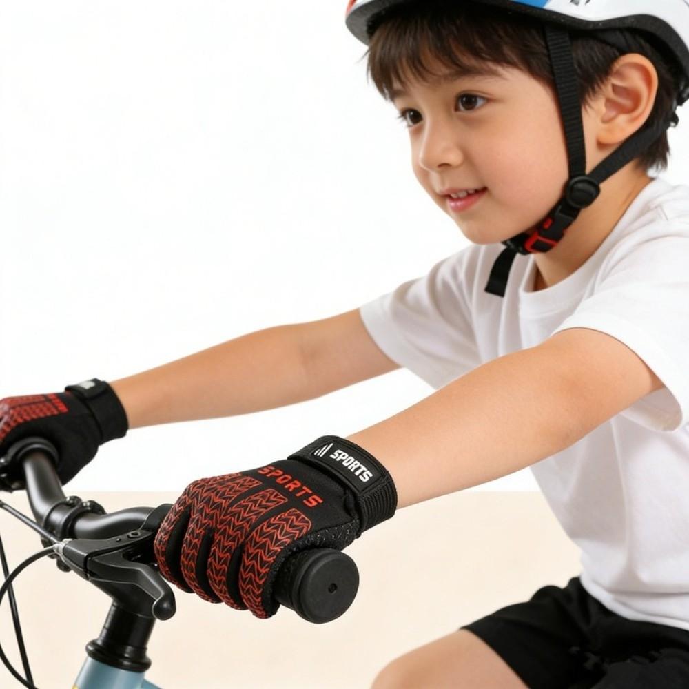 Anti Slip Kids Training Gloves Breathable Full Finger Gloves Sports Gloves for Kids for Girls