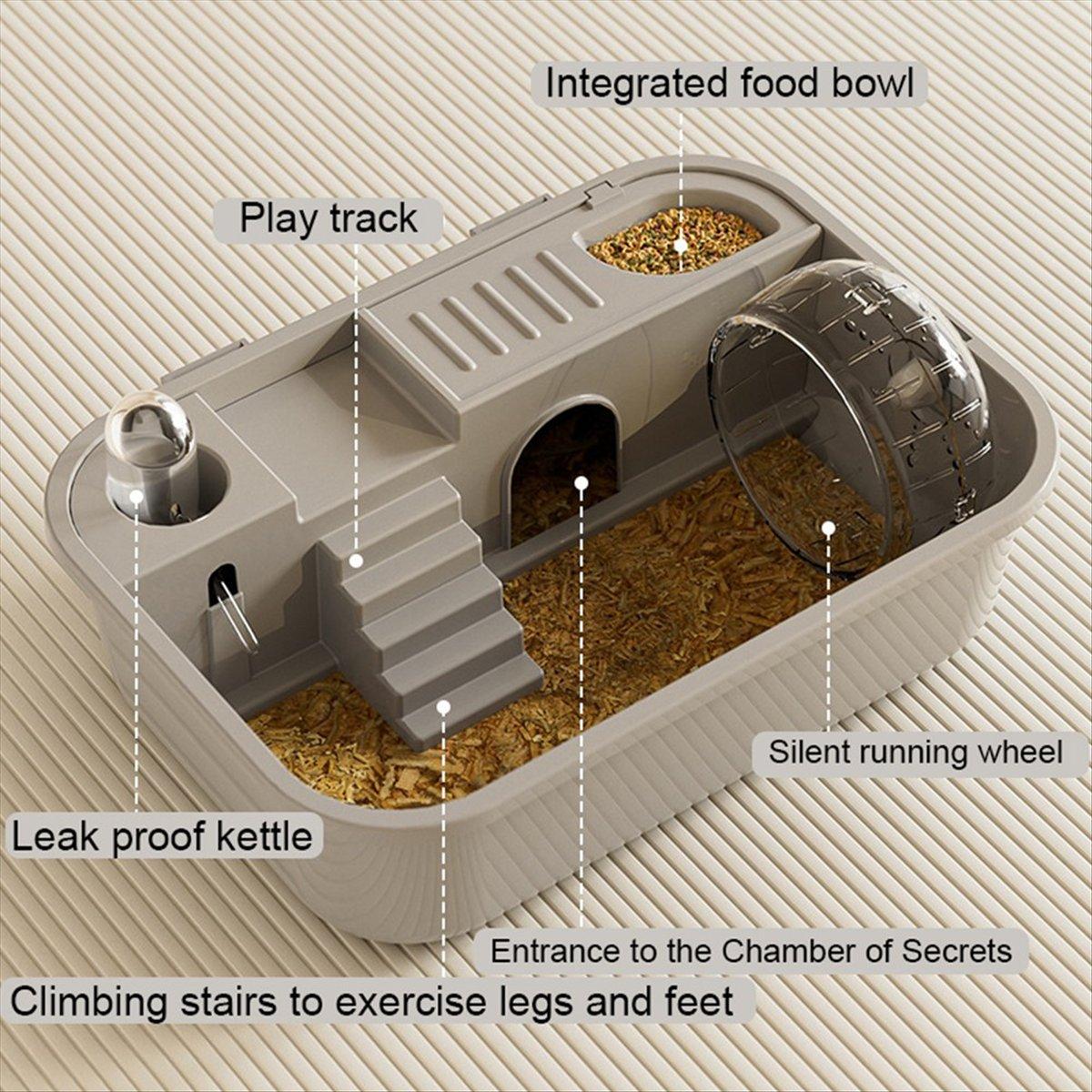 

BHBL Hamster Cage Cage Hamster Cage Castle Large Space Cage Hamster Box Pet Supplies China Mainland