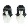 Cosplay Wig Black Hair Long 33cm Cosplay Wig for Parties and Disguises 3 Bonus and Memo Pad Heat-Resistant "Second Castle" + Items Net, Hairpins,