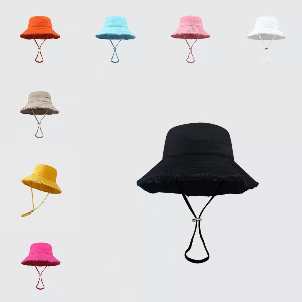 Cotton Waterwashed Fisher Cap With Sunshade For Summer Outdoor Sun Protection And Casual Wear