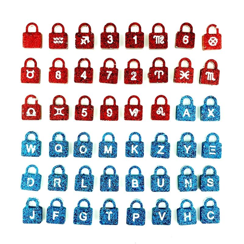 Number Alphabet Constellation Earrings Silicone Mold Crystal Epoxy Diy for Key Lock Pendant Jewelry Epoxy Mold for DIY C