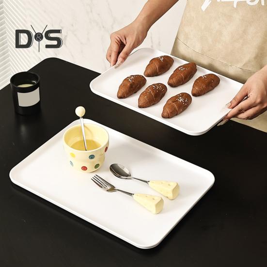 Serving Tray Platter Rectangular Vegetable And Fruit Trays for Snack Dessert Cookie Cheese Plastic Platters Large BPA Free Food Trays Party Supplies