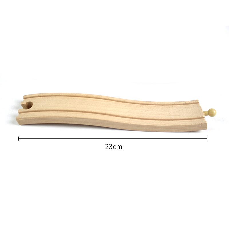 Tutti i Tipi di Giocattoli per Ferrovie su Binari di Legno Accessori per Binari del Treno in Legno di Faggio adatti per Binari di Marca Giocattoli Educativi per Bambini