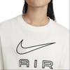 Nike Air Alphabet Logo Crew Neck Short Sleeve T-Shirt Women Tops Beige DR8983-133
