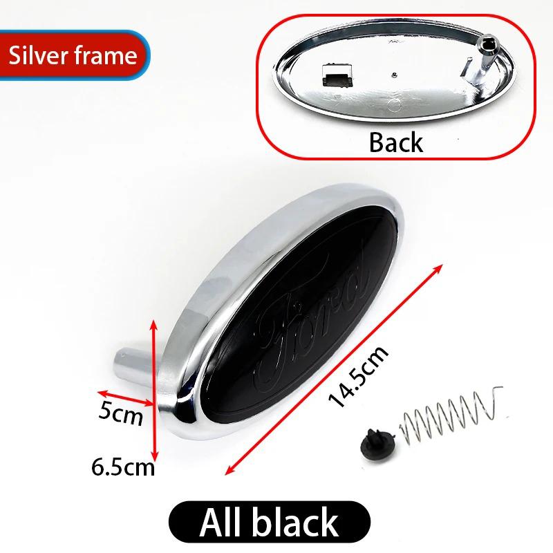 Car Front Grille Logo Hood Logo Badge Trunk Auto Accessories For Ford Focus mk2 mk3 Fiesta mk7 Ranger Mondeo mk4 S-MAX Kuga 9 10