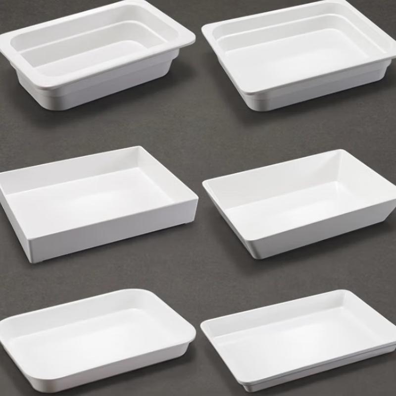 Melamine Irregular Serving Tray for Cooked Foods