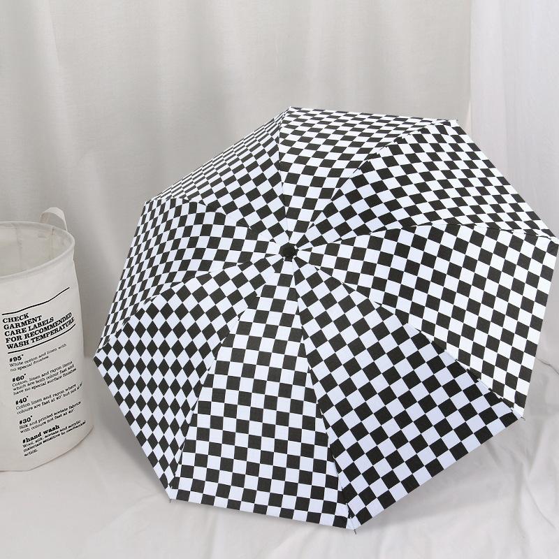 Large oversized umbrella Male and female triple double sunny and rainy umbrella enlarged and reinforced, student folding and thickened parasol