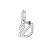 Swarovski Kolekcja Remix Wisiorek Łabędź Bez Łańcuszka Damski wisiorek Srebrny 5443940
