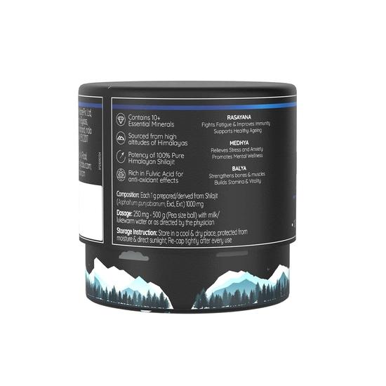 Dabur Himalaya Shilajit Harz - 15g | 100% Reines Shilajit | Steigert Ausdauer und Energie | Stärkt die Immunität