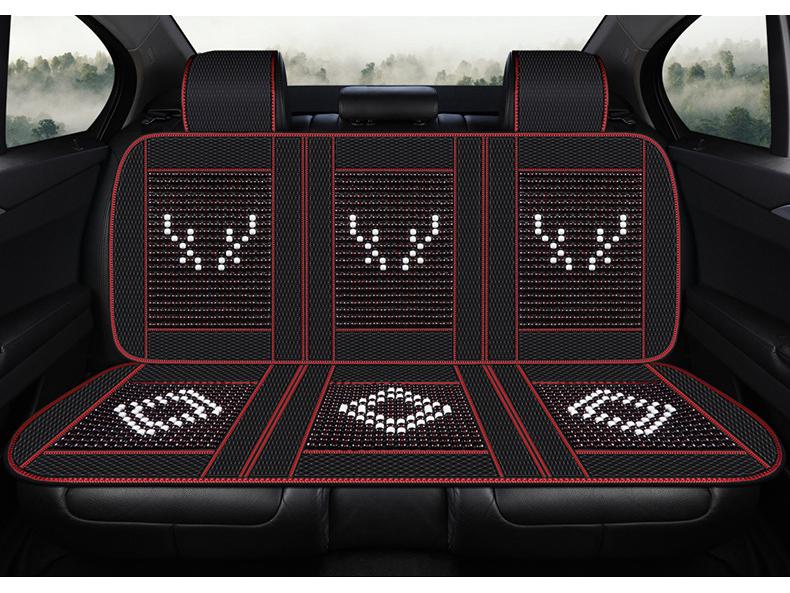 Universal Ventilated Wooden Bead Car Seat Cushion for All Seasons