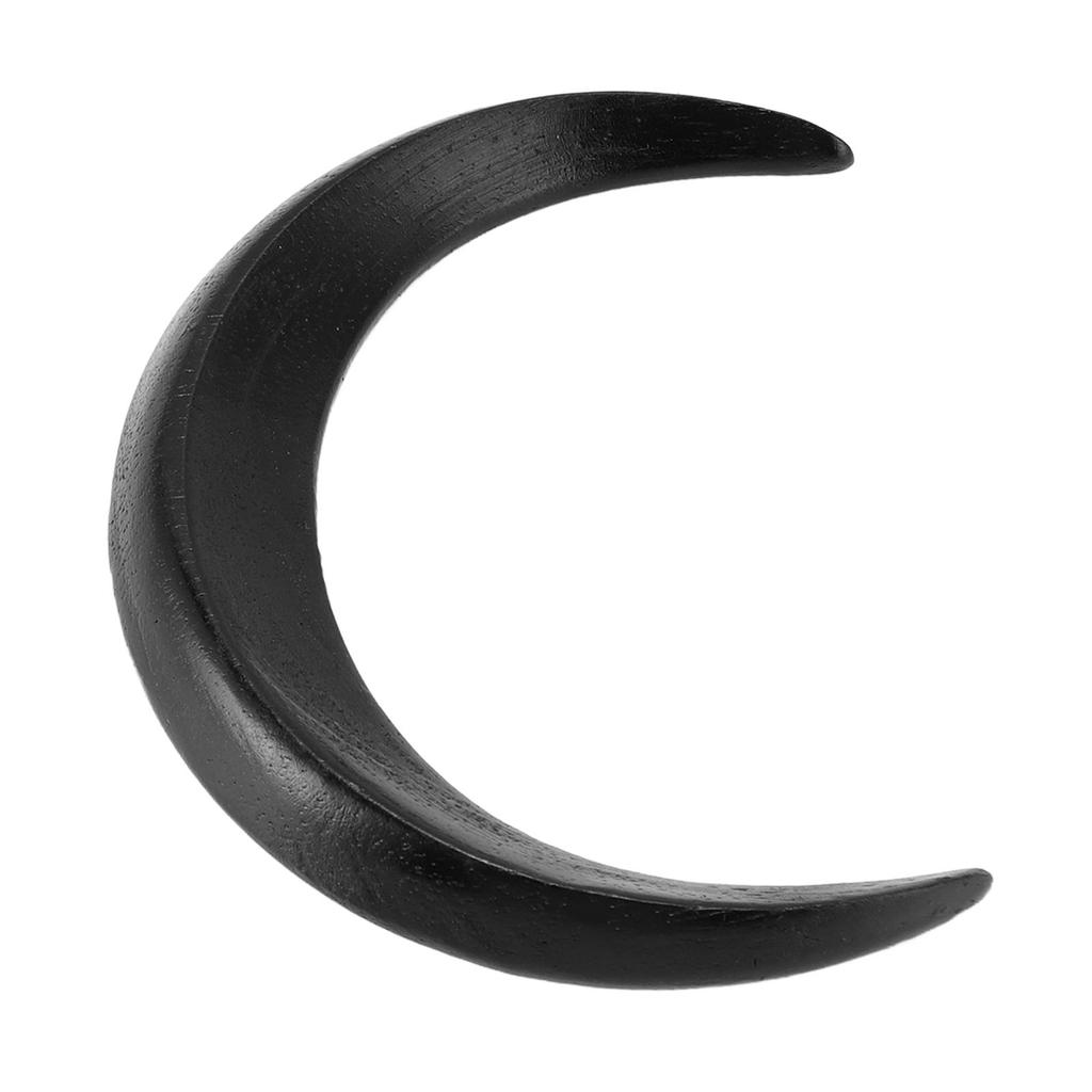 Moon Hair Fork Wooden Moon Hairpin Stylish All Matching Carved Hair Stick Exquisite Decorative Hair Clip for Daily Party Camping L Size