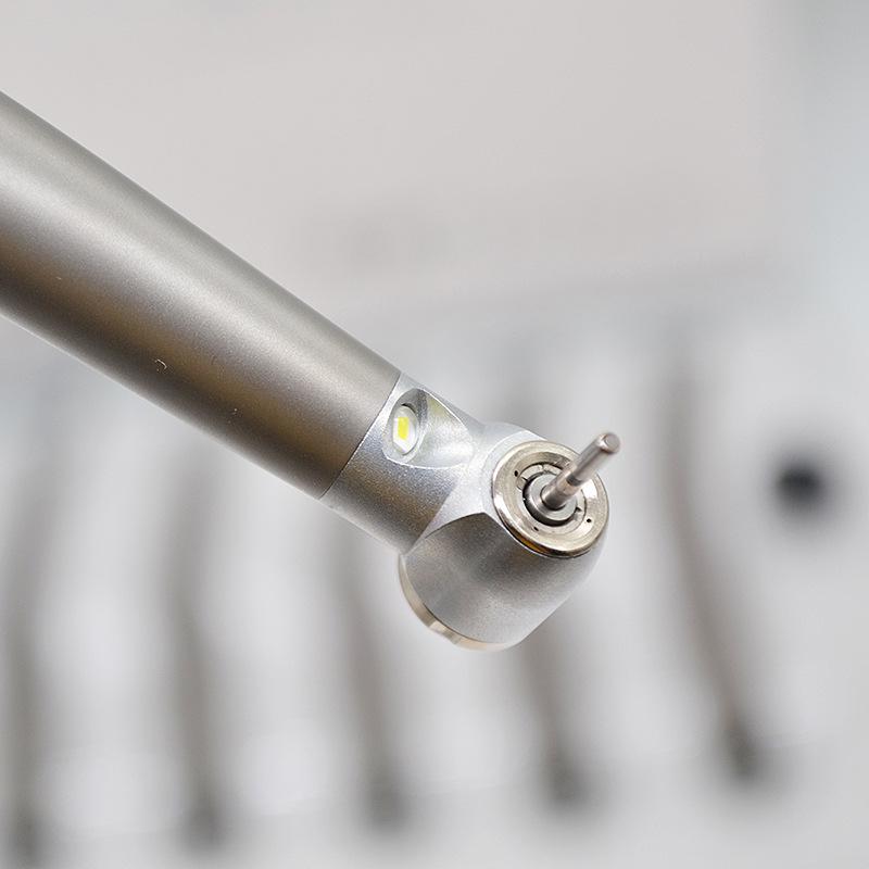 LED Dental High-Speed Handpiece Turbine Drill with Two/Four-Hole Push-Button, Wind Light, and Needle Removal Functions