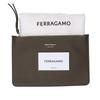 Salvatore Ferragamo DH-21 H159 THE STUDIO SMALL Calfskin Gancini Hardware 2WAY Handbag NEW OLIVEUsed