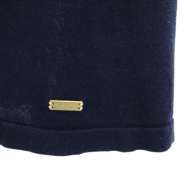 BLUE LABEL CRESTBRIDGE Sanyo Shokai Floral Ribbon Short Sleeve Sweater Women Used